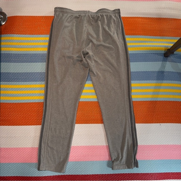 Adidas Gray Cotton Track Pants Men’s Size Large - Picture 2 of 5